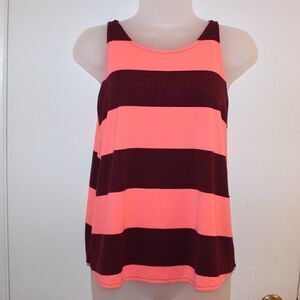 NWT HURLEY Striped Streetchy Tank Top women Size S Small